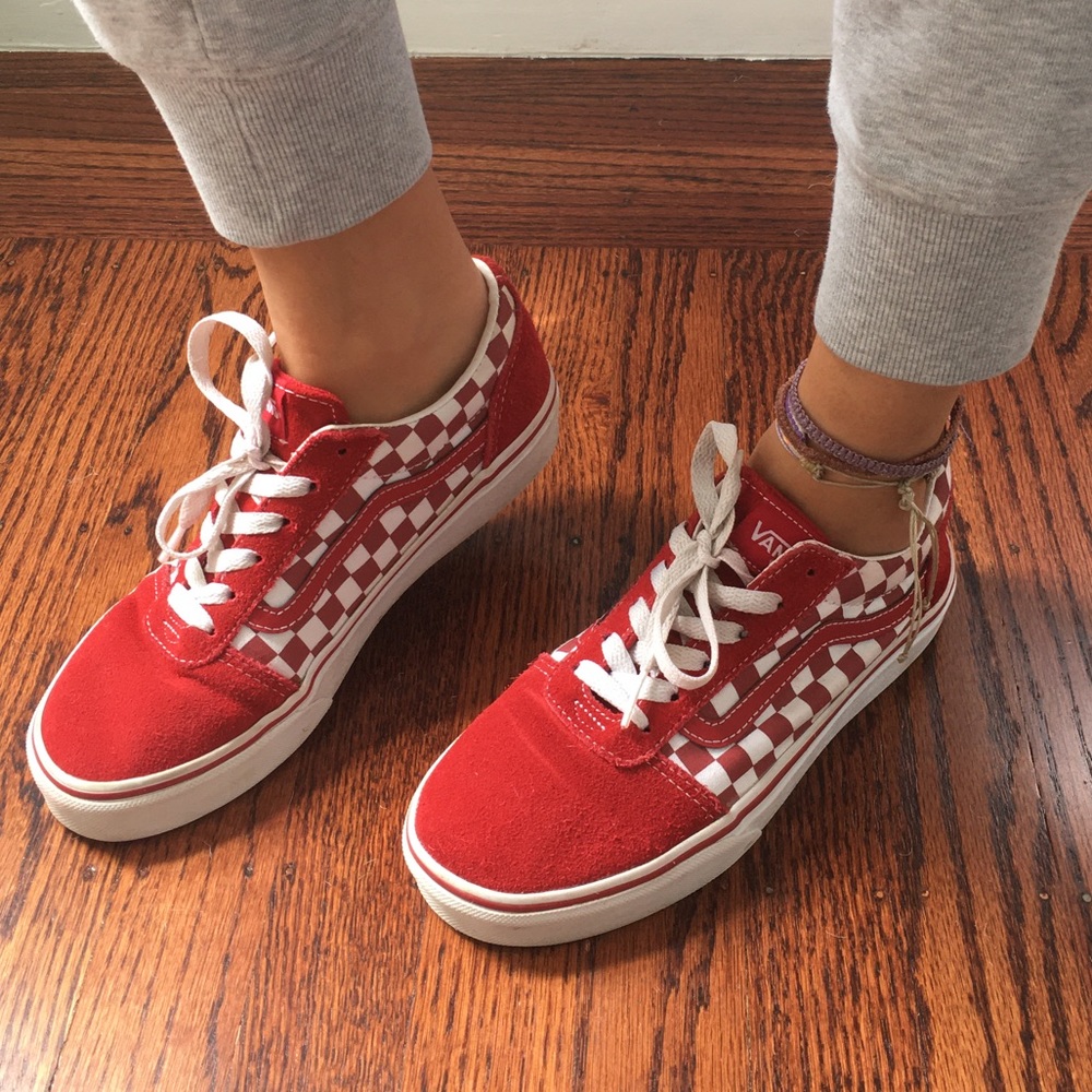 Red Checkered Old Skool Vans